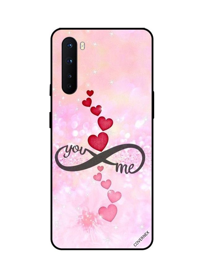 Covernex Hearts You Infinity Me Protective Case Cover For OnePlus Nord Multicolour