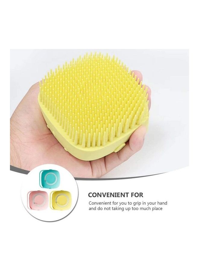 3-Piece Massage Bath Brush Multicolour 5.7cm - Image 3