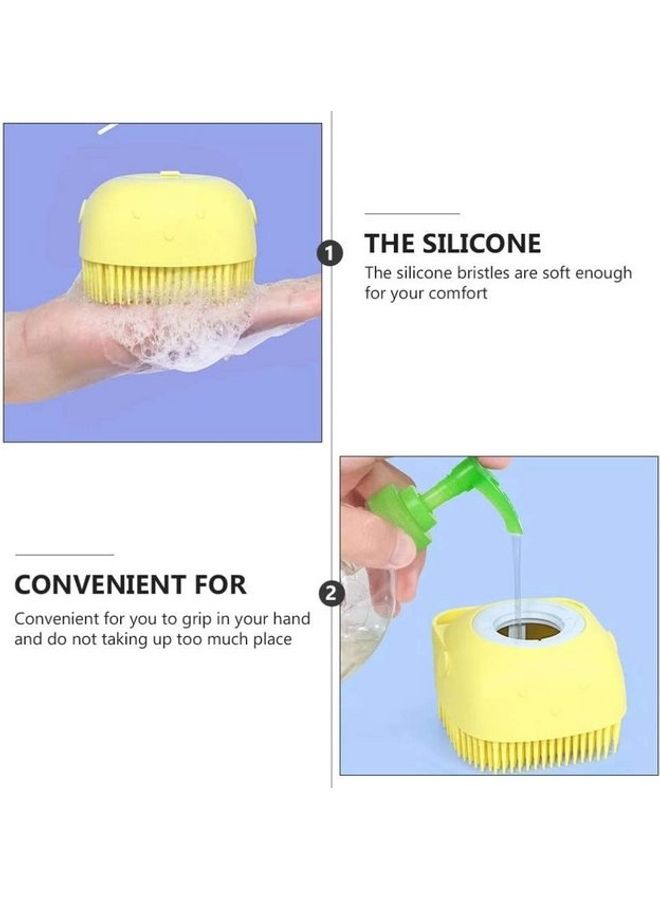 3-Piece Massage Bath Brush Multicolour 5.7cm - Image 4