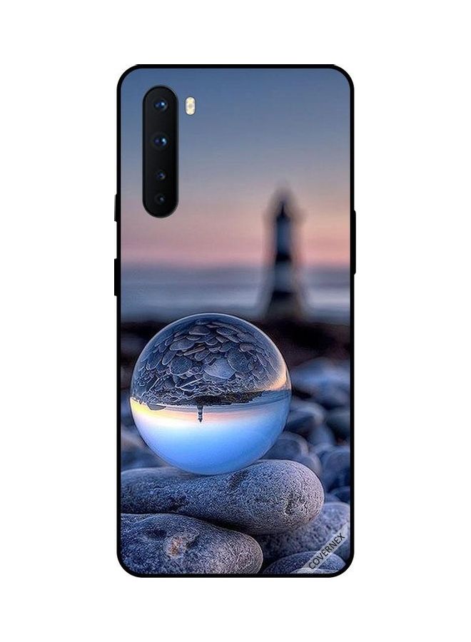 Covernex Nature In Round Glass Protective Case Cover For OnePlus Nord Multicolour