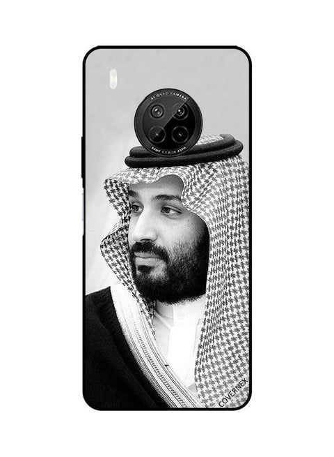Mohammad Bin Salman Picture Protective Case Cover For Huawei Y9A Black/White