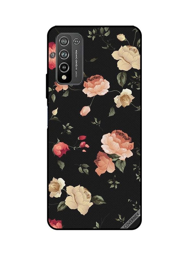 Covernex Colorful Lotus Protective Case Cover For Honor 10X Lite Multicolour 