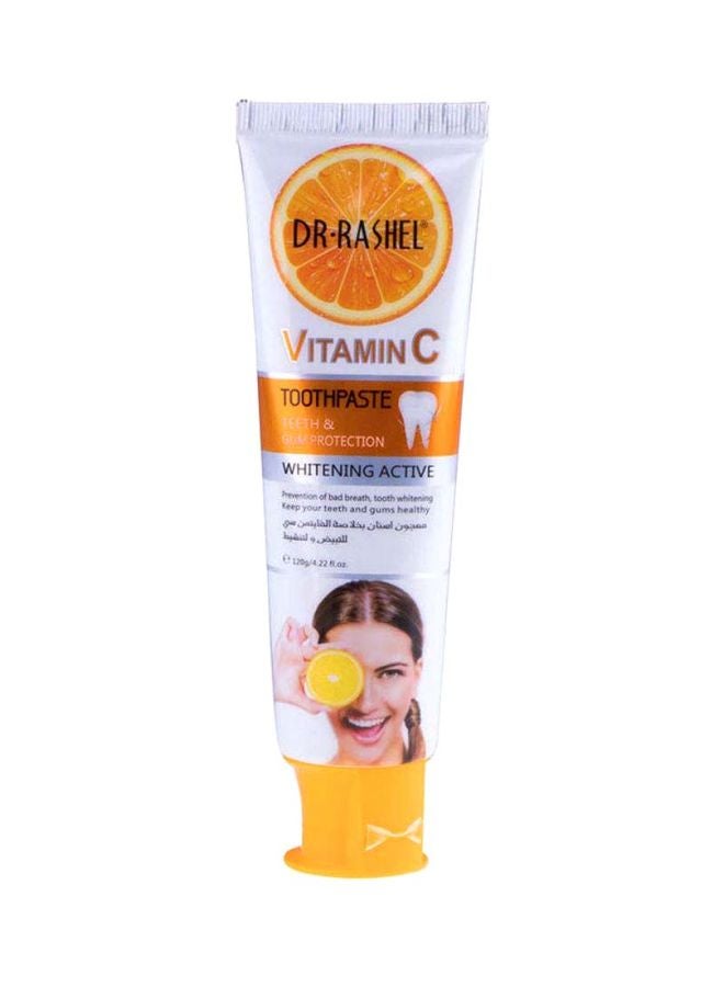 DR. RASHEL Vitamin C Whitening Active Toothpaste 120grams - Image 1