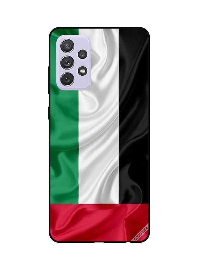 كوفرنيكس غطاء حماية واقٍ بطبعة علم الإمارات العربية المتحدة لهاتف سامسونج جالاكسي A72 متعدد الألوان