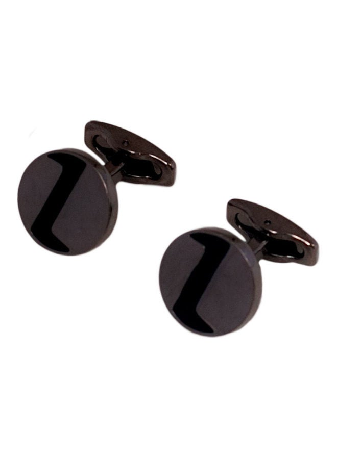 Pair Of Round Cufflinks - v1617789462/N46344177A_2