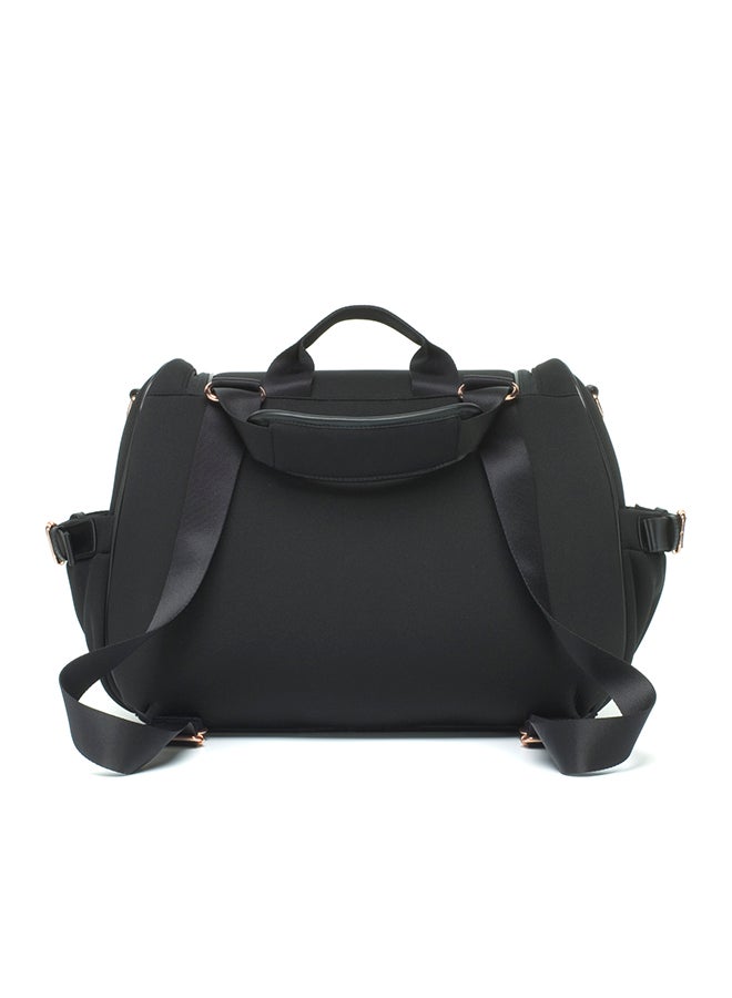 storksak Poppy Luxe Diaper Bag - Black Scuba  - Image 2