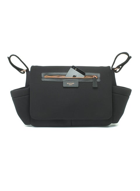 Stroller Organiser Luxe - Black Scuba