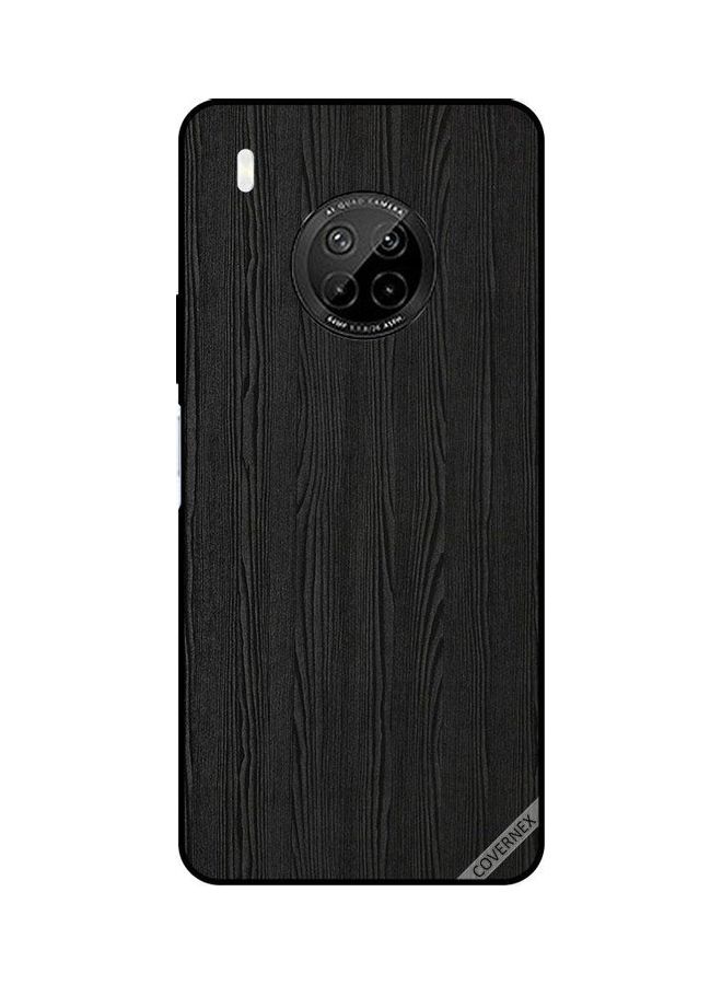 Covernex Wooden Pattern Protective Case Cover For Huawei Y9A Black
