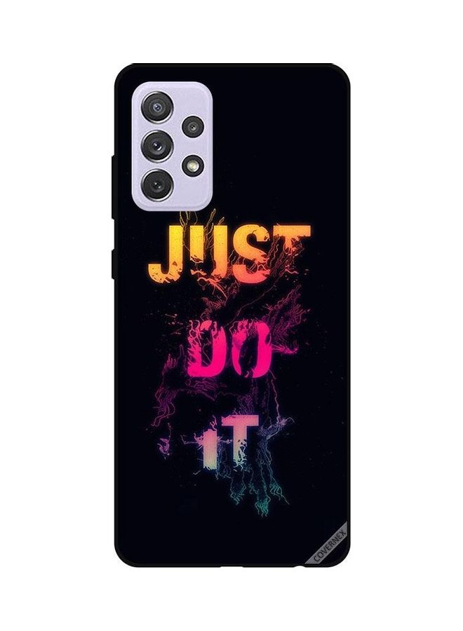 Covernex Just Do It Design Protective Case Cover For Samsung Galaxy A72 Multicolour