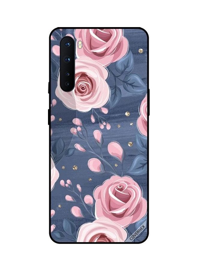 Covernex Roses Leaves Pattern Protective Case Cover For OnePlus Nord Multicolour