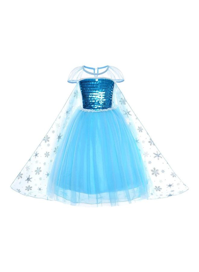 زي تنكري لشخصية الأميرة إلسا 110سم - Image 1