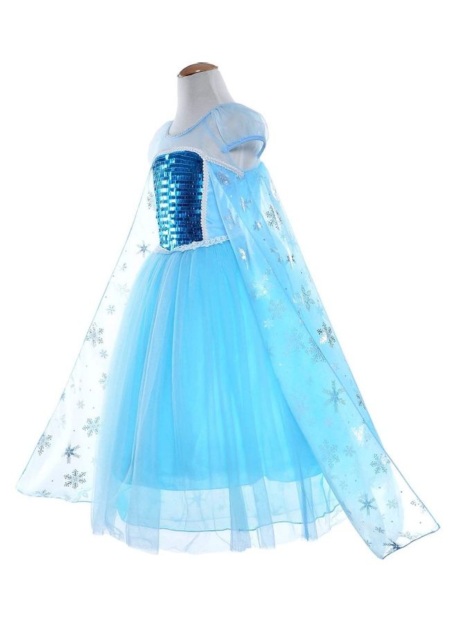 زي تنكري لشخصية الأميرة إلسا 110سم - Image 3