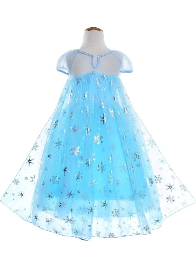 زي تنكري لشخصية الأميرة إلسا 110سم - Image 4