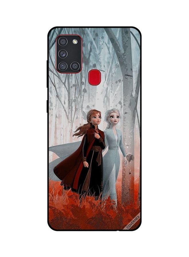 Covernex Samsung Galaxy A21s Protective Case Cover Printed Featuring Frozn Sisters DESIGN_0110 - Image 1