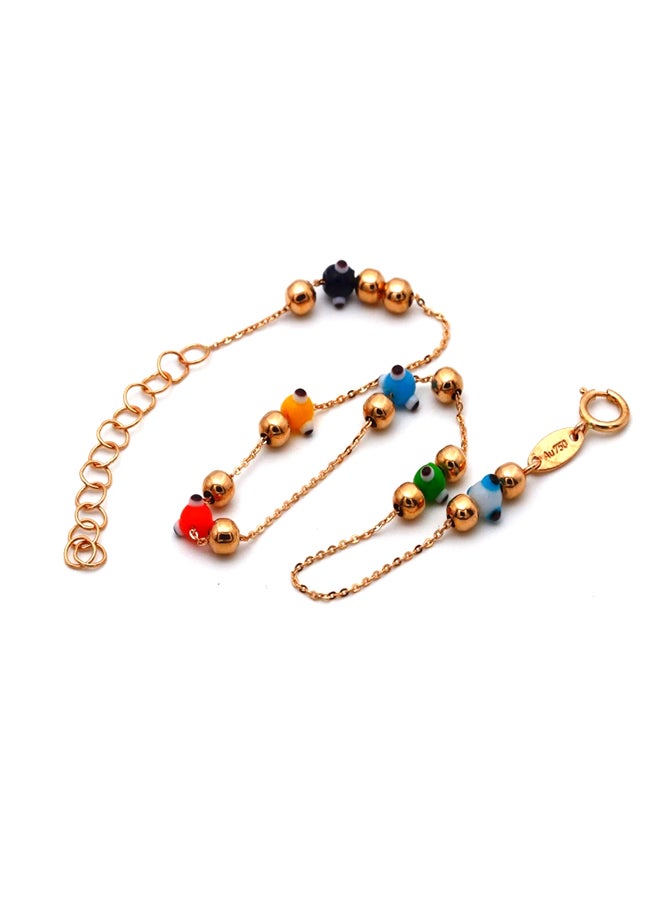Gold Zone - 18 Karat Gold Bead Bracelet - Image 1