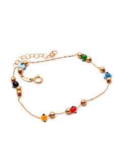 Gold Zone 18 Karat Gold Bead Bracelet  - Image 3