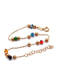 Gold Zone 18 Karat Gold Bead Bracelet  - Image 1