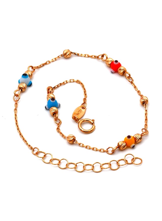 Gold Zone 18k Gold Adjustable Size Bracelet - Image 2