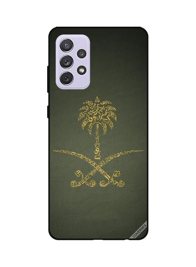 Covernex Samsung Galaxy A72 Protective Case Cover Printed Featuring Ksa National Sign Vintage DESIGN_0162 - Image 1
