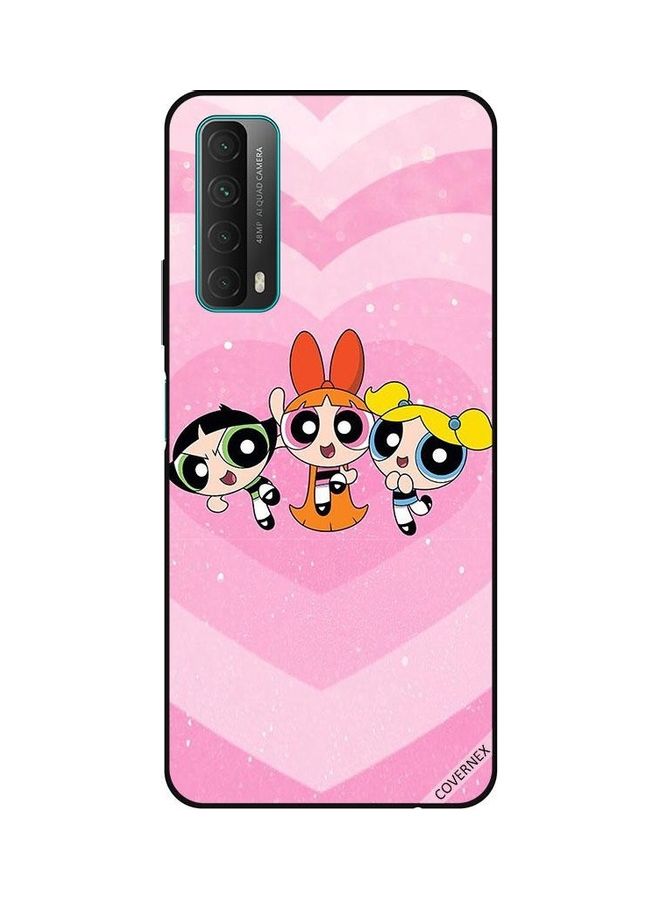 كوفرنيكس - غطاء حماية بطبعة من مسلسل "The Powerpuff Girls" لجهاز هواوي Y7A/P سمارت 2021 متعدد الألوان - Image 1