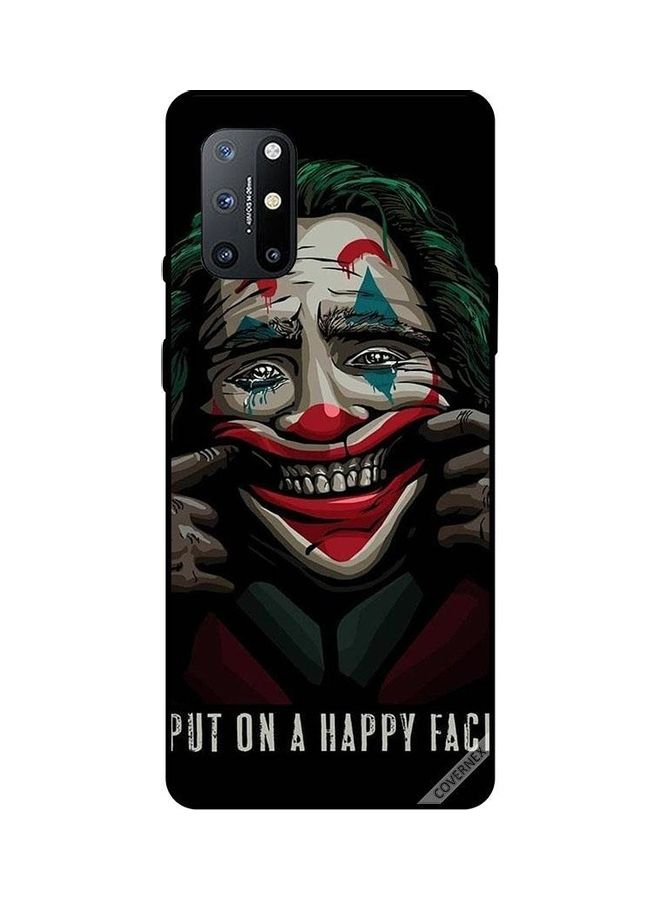 Covernex Put On A Happy Face Design Protective Case Cover For OnePlus 8T Multicolour