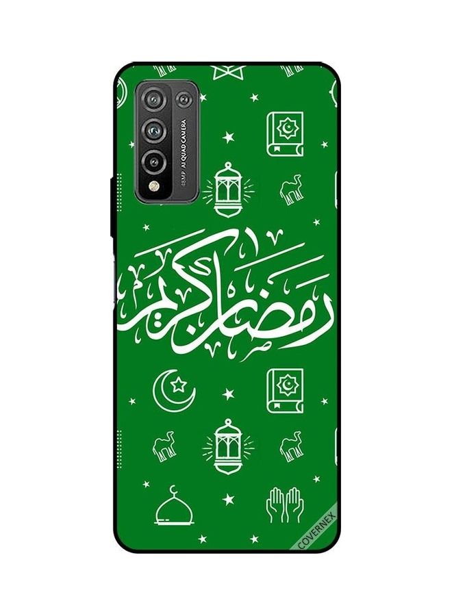 Covernex Honor 10X Lite Protective Case Cover Printed Featuring Protective Case Cover Printed Featuring Ramadan Kareem Green DESIGN_0232 - Image 1