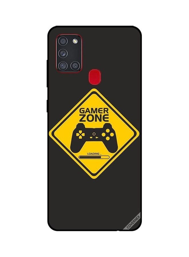 Covernex Gamer Zone Loading Design Protective Case Cover For Samsung Galaxy A21S Multicolour