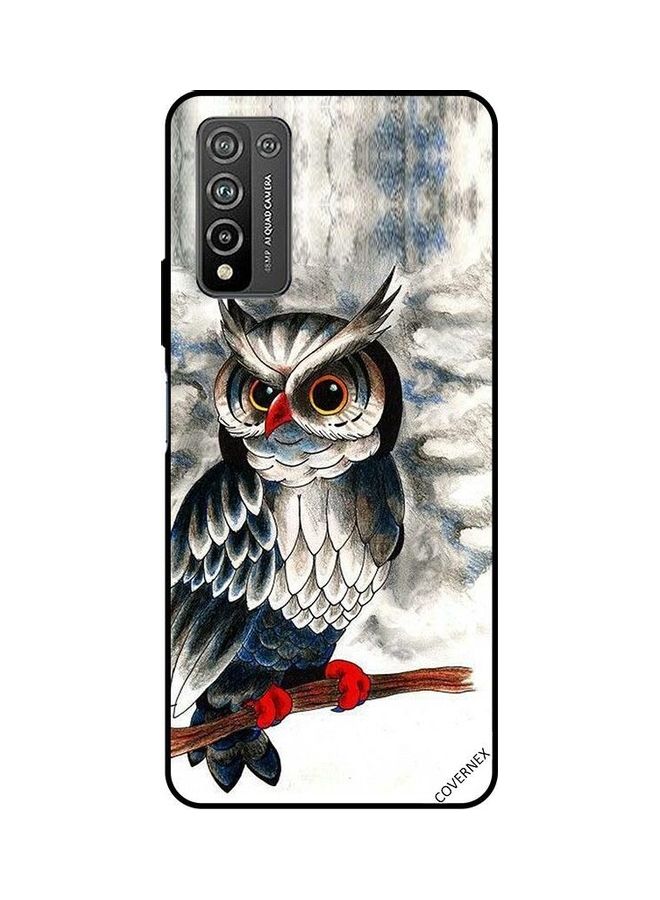 Covernex Owl Drawing Art Protective Case Cover For Honor 10X Lite Multicolour