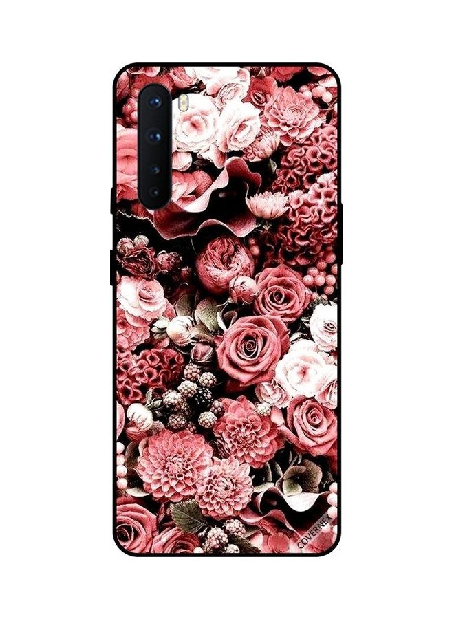Covernex Peach Roses Design Protective Case Cover For OnePlus Nord Multicolour