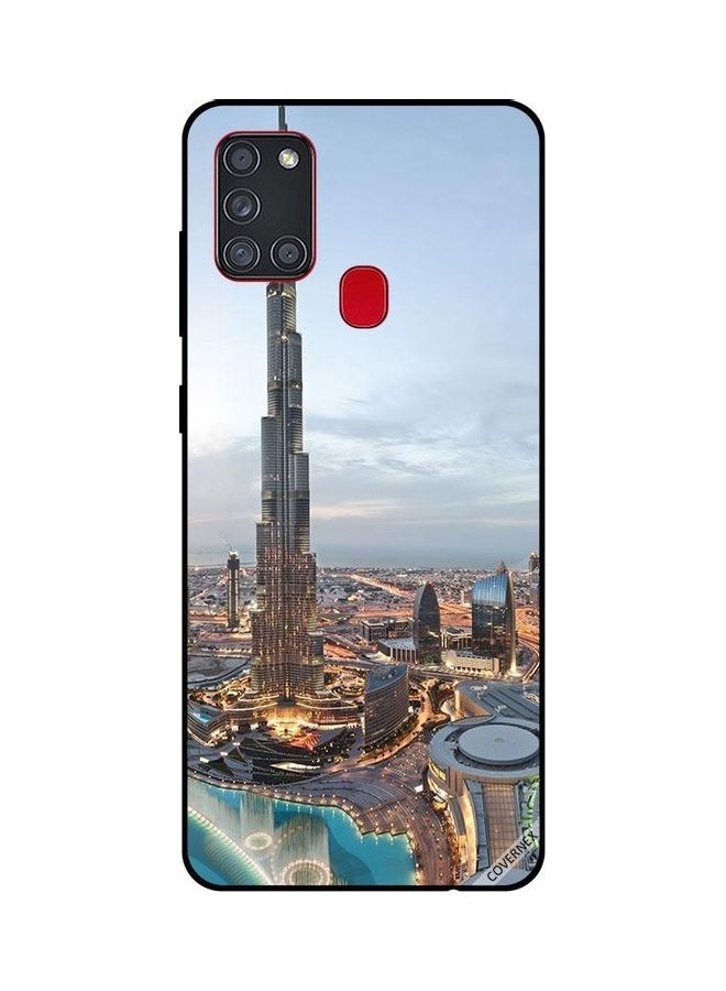 Covernex Beautiful View Of Downtown Dubai Protective Case Cover For Samsung Galaxy A21S Multicolour