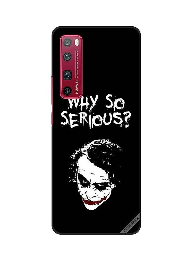 Covernex Why So Serious Protective Case Cover For Huawei Nova 7 Pro Black/White