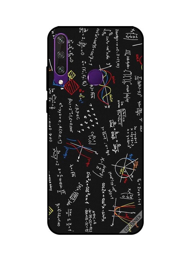 كوفرنيكس غطاء حماية واقٍ بطبعة ألغاز الرياضيات لهاتف هواوي Y6P متعدد الألوان - Image 1