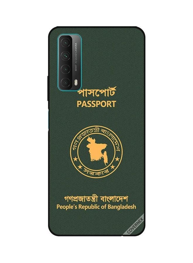 Covernex Huawei Y7A Protective Case Cover Printed Featuring Bangladesh Passport DESIGN_0018 - Image 1