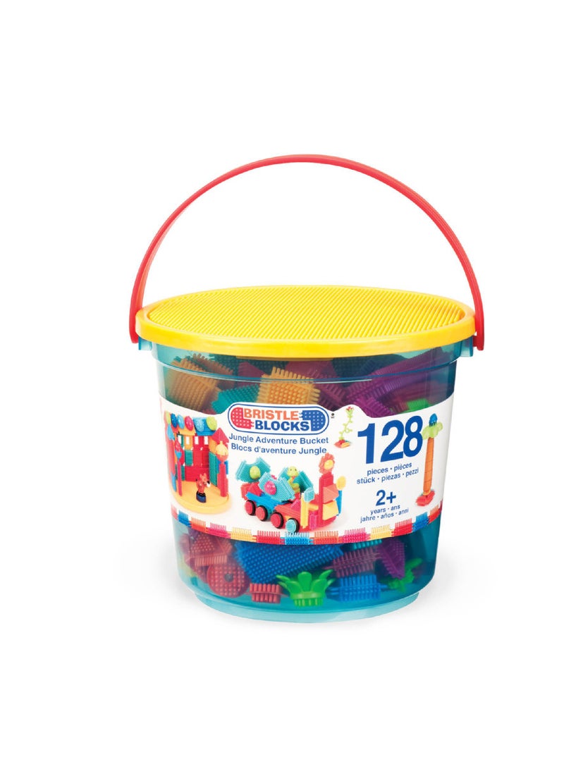 Bristle Blocks 128-Piece Jungle Adventure Storage Box  - Image 2