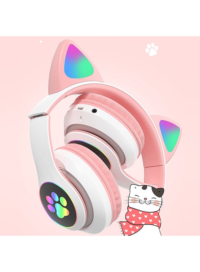 سماعة رأس لاسلكية وردي - Image 3