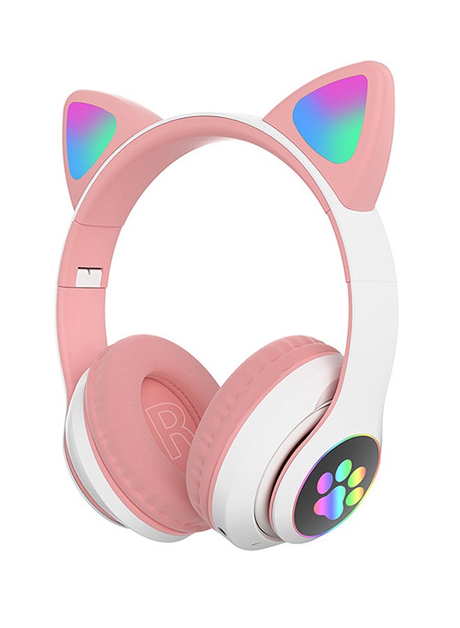 سماعة رأس لاسلكية وردي - Image 1