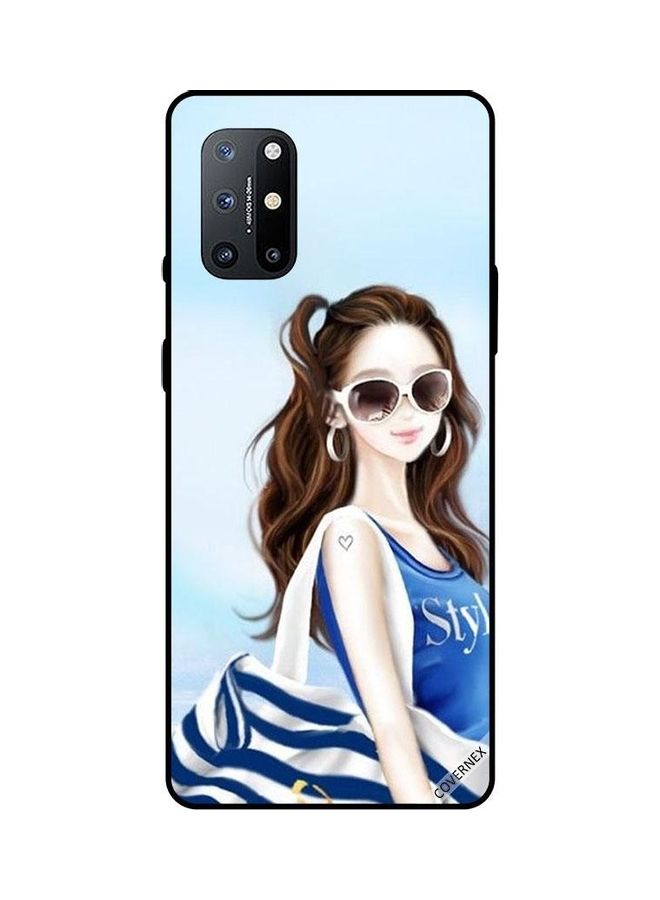 Covernex Blue Shirt Style Protective Case Cover For OnePlus 8T Multicolour