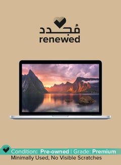 Apple Renewed - Macbook Pro A1502 (2015) Laptop With 13.3-Inch Retina Display,Intel Core i5 Processor/5th GEN/8GB RAM/256GB SSD/1.5GB Intel HD Integrated Graphics Silver Silver  - Image 1