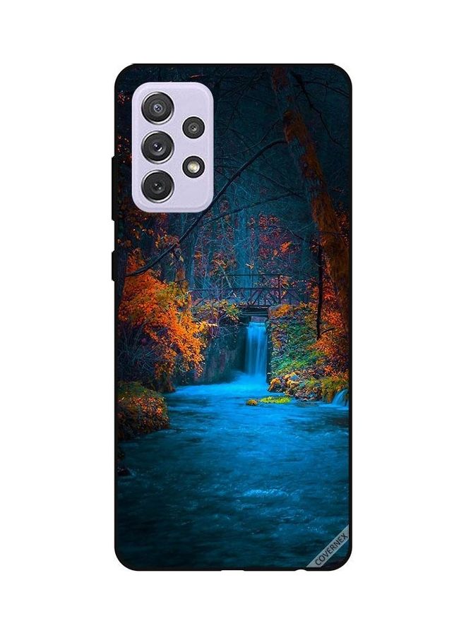 Covernex Waterfall Protective Case Cover For Samsung Galaxy A72 Multicolour
