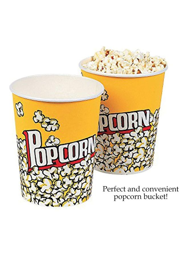 25-Piece Popcorn Reusable Bowls Orange - Image 5