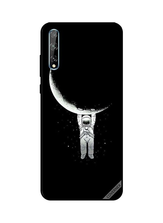 Covernex Hanging On The Moon Protective Case Cover For Huawei Y8P/P Smart S Black/White