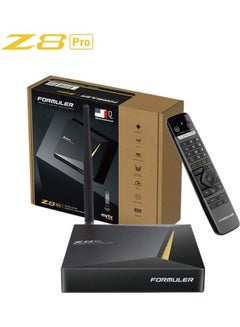 جهاز IPTV بذاكرة رام سعة 2 جيجابايت وذاكرة روم سعة 16 جيجابايت بدقة فائقة الوضوح 4K يعمل بنظام أندرويد Z8 PRO أسود