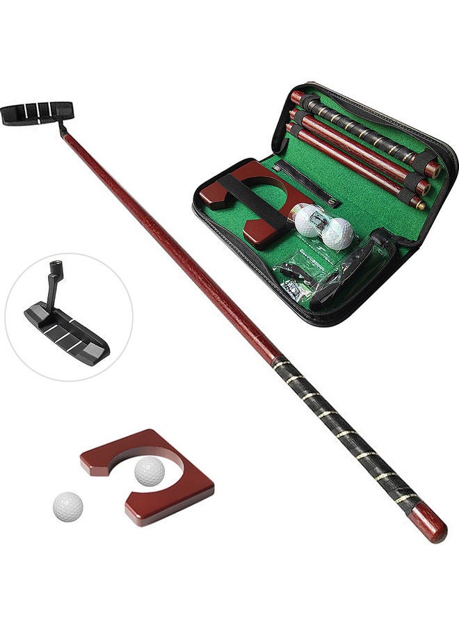 Generic Golf Putting Trainer Portable Chipper Kit with 2 Practice Balls  - Image 1