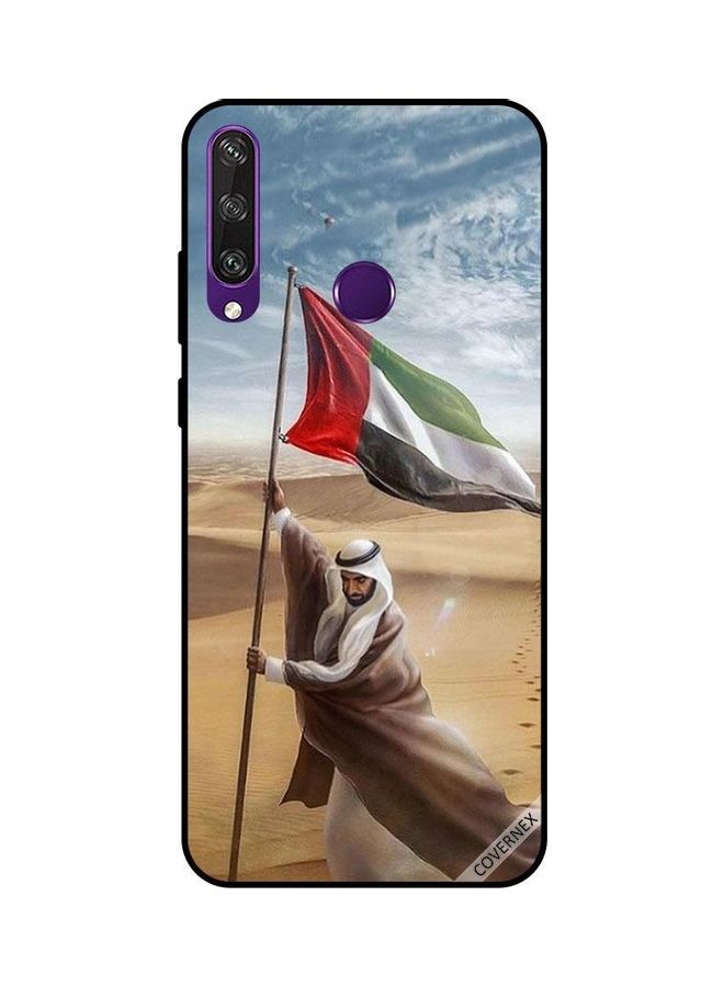 Covernex Zayed Planted UAE Flag Protective Case Cover For Huawei Y6P Multicolour