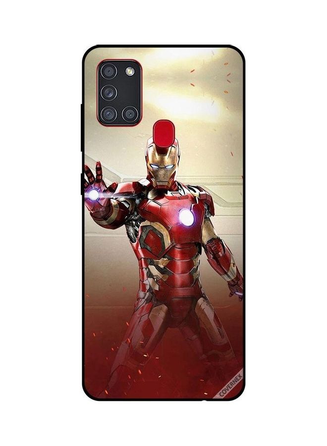 Covernex Iron Man Defense Protective Case Cover For Samsung Galaxy A21S Multicolour