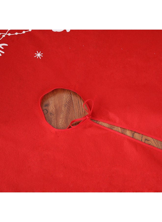 Christmas Tree Skirt Red/White - Image 2