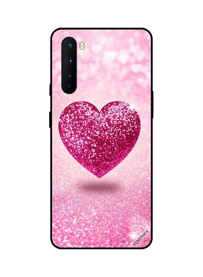 Covernex Glitter Heart Protective Case Cover For OnePlus Nord Multicolour