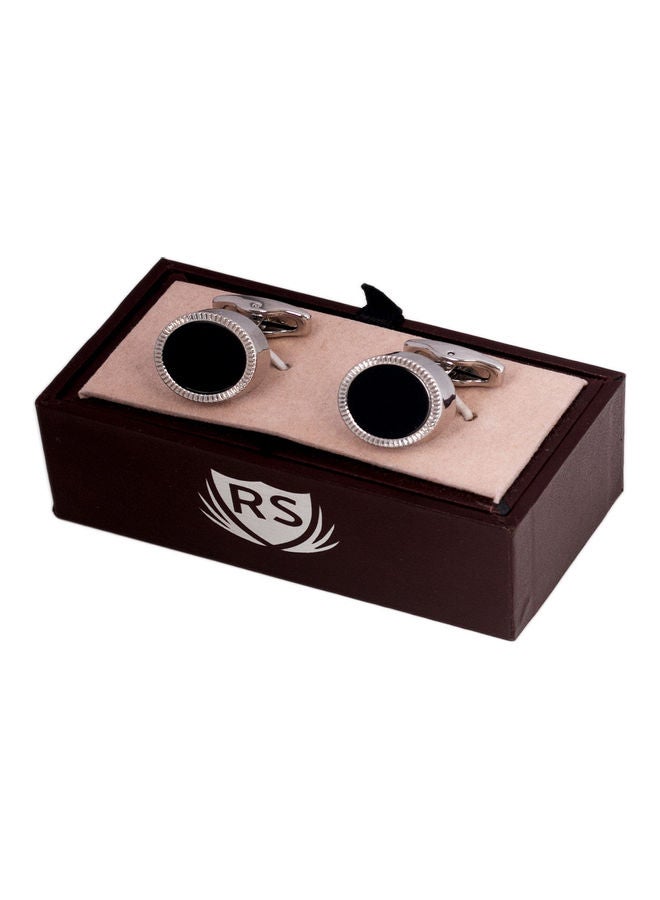 RS - Pair Of Round Cufflinks - Image 1