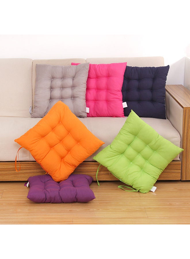 Cotton Seat Cushion Coffee 50x10x40cm  - Image 2