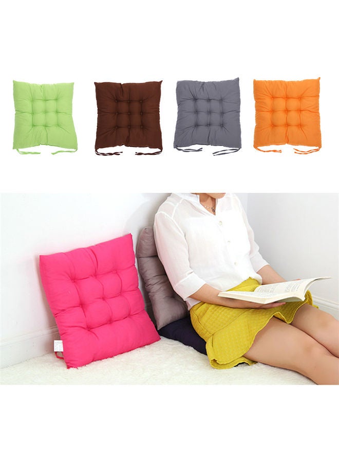 Cotton Seat Cushion Coffee 50x10x40cm  - Image 3